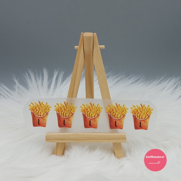 "L" Größenlabel Pommes